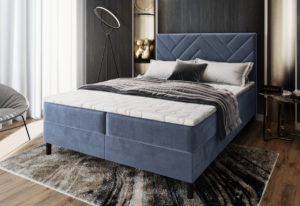 Expedo Čalúnená posteľ boxspring ROKOS + topper