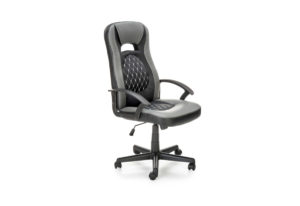 Expedo Kancelárska stolička CUSTO, 60×107-117×64, čierna/sivá