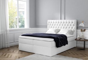 Expedo Čalúnená posteľ boxspring TOMIO + topper