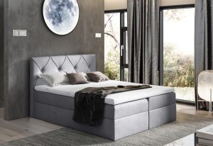 Expedo Čalúnená posteľ boxspring DIAMOND + topper