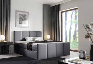 Expedo Čalúnená posteľ boxspring LAROS + topper