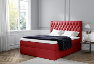 Expedo Čalúnená posteľ boxspring TOMIO + topper